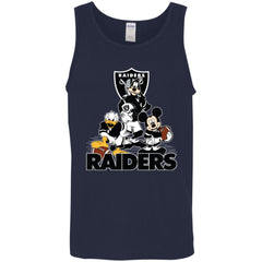 Mickey Mouse Oakland Raiders American Football Nfl Sports Shirt Men Cotton Tank Men Cotton Tank - parenttees