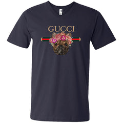 Gucci New Style Bull Dogs T-shirt Men V-Neck T-Shirt Men V-Neck T-Shirt - parenttees