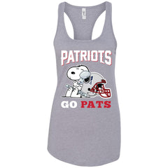 Go Pats - New England Patriots Super Bowl 2019 Snoopy Football Nfl Women Tank Top Women Tank Top - parenttees