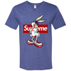 Supreme Rabbit T Shirt Men V-Neck T-Shirt Men V-Neck T-Shirt - parenttees