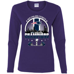 Nfl – New England Patriots 2019 Super Bowl Champions Football Women Long Sleeve Shirt Women Long Sleeve Shirt - parenttees