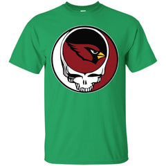 Arizona Cardinals Grateful Dead Steal Your Face Football Nfl Shirts Men Cotton T-Shirt Men Cotton T-Shirt - parenttees