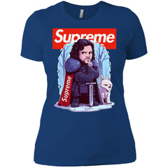 Supreme Game Of Thrones T-shirt Women Cotton T-Shirt Women Cotton T-Shirt - parenttees