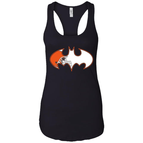 We Are The Cleveland Browns Batman Nfl Mashup Women Tank Top Black / X-Small Women Tank Top - parenttees