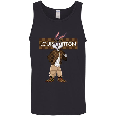 Louis Vuitton Rabbit Beauty T-shirt Men Cotton Tank Black / X-Small Men Cotton Tank - parenttees