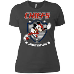 Nfl – Kansas City Chiefs Totally Awesome Mickey Mouse Super Bowl 2019 Football Women Cotton T-Shirt Women Cotton T-Shirt - parenttees