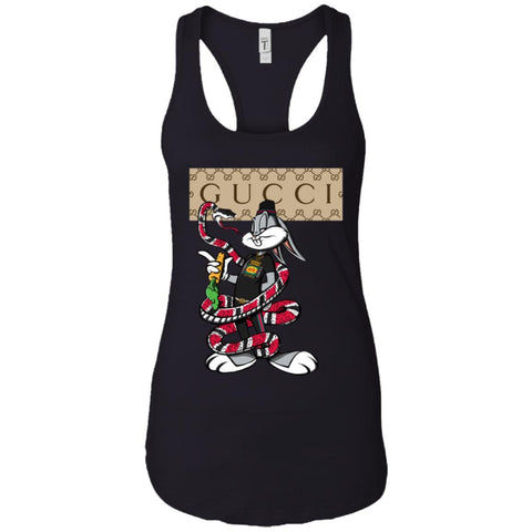 Gucci Rabbit Snake Gift Birthday T-shirt Women Tank Top Black / X-Small Women Tank Top - parenttees