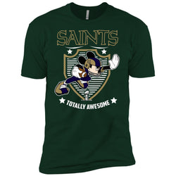 Nfl – New Orleans Saints Totally Awesome Mickey Mouse Super Bowl 2019 Football Men Short Sleeve T-Shirt