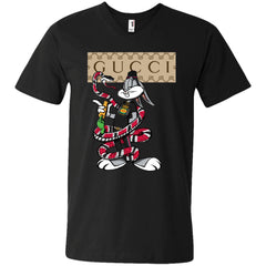 Gucci Rabbit Snake Gift Birthday T-shirt Men V-Neck T-Shirt Men V-Neck T-Shirt - parenttees