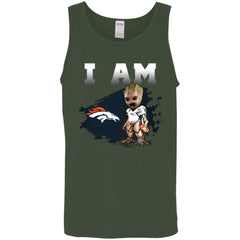 Nfl Denver Broncos I Am Groot T-shirt Men Cotton Tank Men Cotton Tank - parenttees