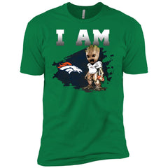 Nfl Denver Broncos I Am Groot T-shirt Men Short Sleeve T-Shirt Men Short Sleeve T-Shirt - parenttees