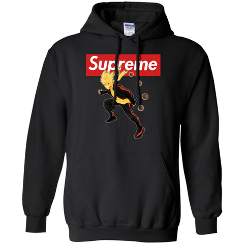 Supreme Naruto T-shirt Pullover Hoodie Sweatshirt Black / S Pullover Hoodie Sweatshirt - parenttees