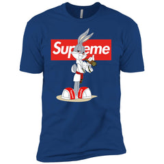 Supreme Rabbit Smoking T-shirt Men Short Sleeve T-Shirt Men Short Sleeve T-Shirt - parenttees