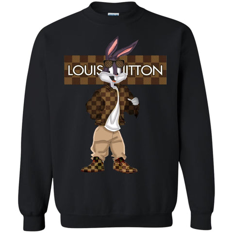 Louis Vuitton Rabbit Beauty T-shirt Crewneck Pullover Sweatshirt Black / S Crewneck Pullover Sweatshirt - parenttees