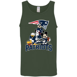 Mickey Mouse New England Patriots American Football Nfl Sports Shirt Men Cotton Tank