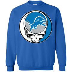 Detroit Lions Grateful Dead Steal Your Face Football Nfl Shirts Crewneck Pullover Sweatshirt Crewneck Pullover Sweatshirt - parenttees