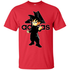 Goku Adidas Black T-shirt Men Cotton T-Shirt Men Cotton T-Shirt - parenttees