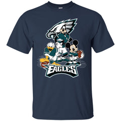 Mickey Mouse Philadelphia Eagle American Football Nfl Sports Shirt Men Cotton T-Shirt Men Cotton T-Shirt - parenttees