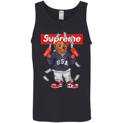 Supreme Bear Hot Trending T-shirt Men Cotton Tank Men Cotton Tank - parenttees