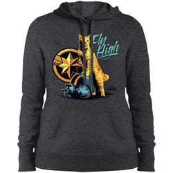 Captain Marvel Symbol Goose Fly High Women Hooded Sweatshirt