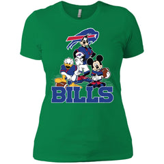 Mickey Mouse Buffalo Bills American Football Nfl Sports Shirt Women Cotton T-Shirt Women Cotton T-Shirt - parenttees