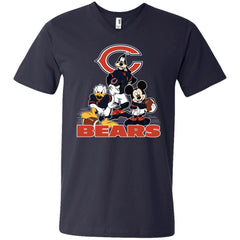 Mickey Mouse Chicago Bears American Football Nfl Sports Shirt Men V-Neck T-Shirt Men V-Neck T-Shirt - parenttees