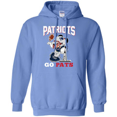 Go Pats - New England Patriots Super Bowl 2019 Mickey Mouse Football Nfl Pullover Hoodie Sweatshirt Pullover Hoodie Sweatshirt - parenttees