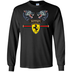 Gucci Ferrari Shirt Men Long Sleeve Shirt Men Long Sleeve Shirt - parenttees