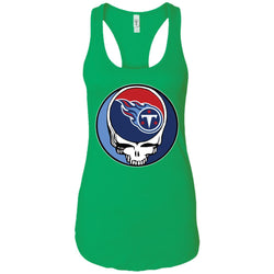 Tennessee Titans Grateful Dead Steal Your Face Football Nfl Shirts Women Tank Top