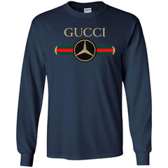 Gucci Mercedes T-shirt Men Long Sleeve Shirt Men Long Sleeve Shirt - parenttees