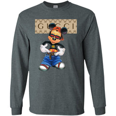 Gucci Logo Shirt Mickey Mouse T-shirt Men Long Sleeve Shirt Men Long Sleeve Shirt - parenttees