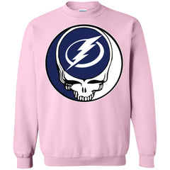 Tampa Bay Lightning Grateful Dead Steal Your Face Hockey Nhl Shirts Crewneck Pullover Sweatshirt Crewneck Pullover Sweatshirt - parenttees