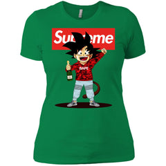 Supreme Songoku T-shirt Women Cotton T-Shirt Women Cotton T-Shirt - parenttees