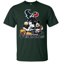 Mickey Mouse Houston Texans American Football Nfl Sports Shirt Men Cotton T-Shirt Men Cotton T-Shirt - parenttees