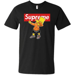 Supreme Dabbing T-shirt Men V-Neck T-Shirt