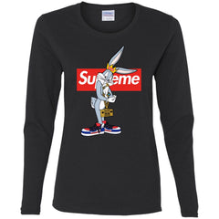 Supreme Rabbit Trending T-shirt Women Long Sleeve Shirt Women Long Sleeve Shirt - parenttees