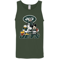 Mickey Mouse New York Jets American Football Nfl Sports Shirt Men Cotton Tank