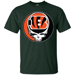 Cincinnati Bengals Grateful Dead Steal Your Face Football Nfl Shirts Men Cotton T-Shirt Men Cotton T-Shirt - parenttees