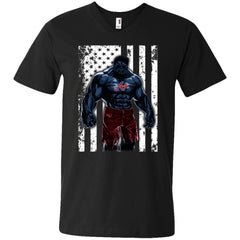 Giants Hulk Atlanta Braves Nfl T-shirt Men V-Neck T-Shirt Men V-Neck T-Shirt - parenttees