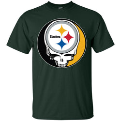 Pittsburgh Steelers Grateful Dead Steal Your Face Football Nfl Shirts Men Cotton T-Shirt