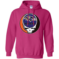 Baltimore Ravens Grateful Dead Steal Your Face Football Nfl Shirts Pullover Hoodie Sweatshirt Pullover Hoodie Sweatshirt - parenttees