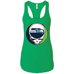 Seattle Seahawks Grateful Dead Steal Your Face Football Nfl Shirts Women Tank Top