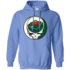 Minnesota Wild Grateful Dead Steal Your Face Hockey Nhl Shirts Pullover Hoodie Sweatshirt Pullover Hoodie Sweatshirt - parenttees