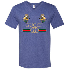 Gucci T-shirt Minion Funny Film T-shirt Men V-Neck T-Shirt Men V-Neck T-Shirt - parenttees