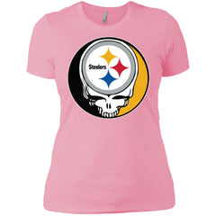 Pittsburgh Steelers Grateful Dead Steal Your Face Football Nfl Shirts Women Cotton T-Shirt Women Cotton T-Shirt - parenttees