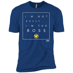 Captain Marvel Not Bossy I'm The Boss Men Short Sleeve T-Shirt Men Short Sleeve T-Shirt - parenttees