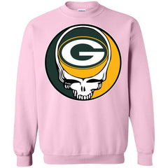 Green Bay Packer Grateful Dead Steal Your Face Football Nfl Shirts Crewneck Pullover Sweatshirt Crewneck Pullover Sweatshirt - parenttees