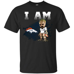 Nfl Denver Broncos I Am Groot T-shirt Men Cotton T-Shirt Men Cotton T-Shirt - parenttees