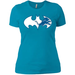 We Are The Detroit Lions Batman Nfl Mashup Women Cotton T-Shirt Women Cotton T-Shirt - parenttees