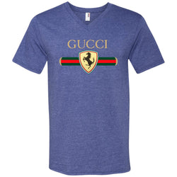 Gucci Ferrari T-shirt Men V-Neck T-Shirt